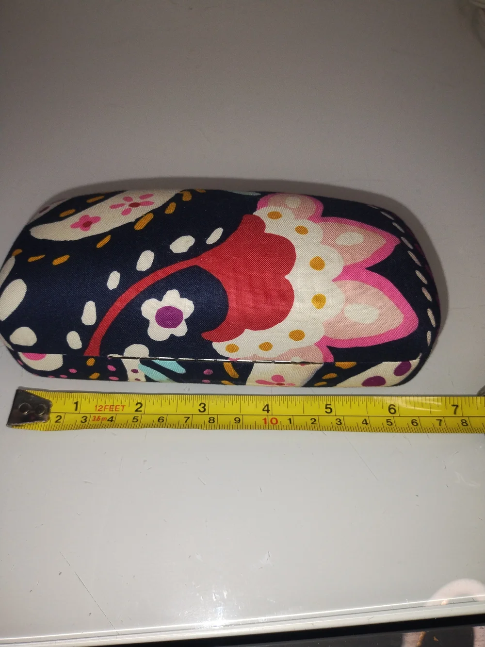 Vera Bradley Navy Floral Eyewear Case with Pink & Purple Accents